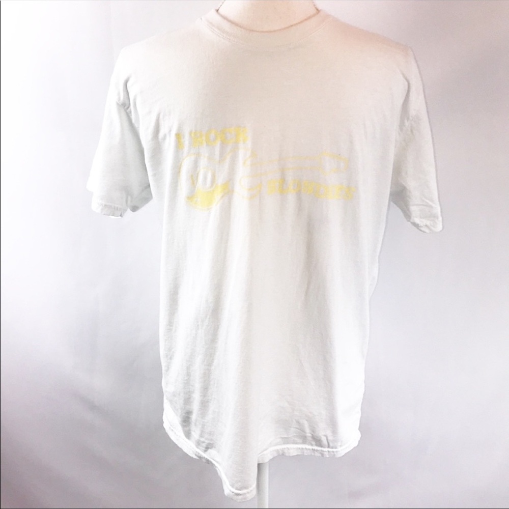 Mens I Rock Blondies Graphic Tee Shirt Small